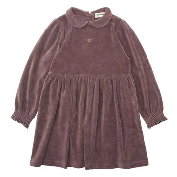 Tocoto Vintage Plum Velvet Dress