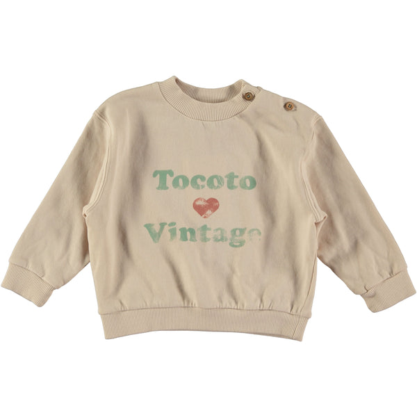 Tocoto Vintage Logo Print Sweatshirt