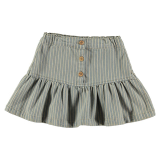 Tocoto Vintage Stripe Jean Mini Skirt