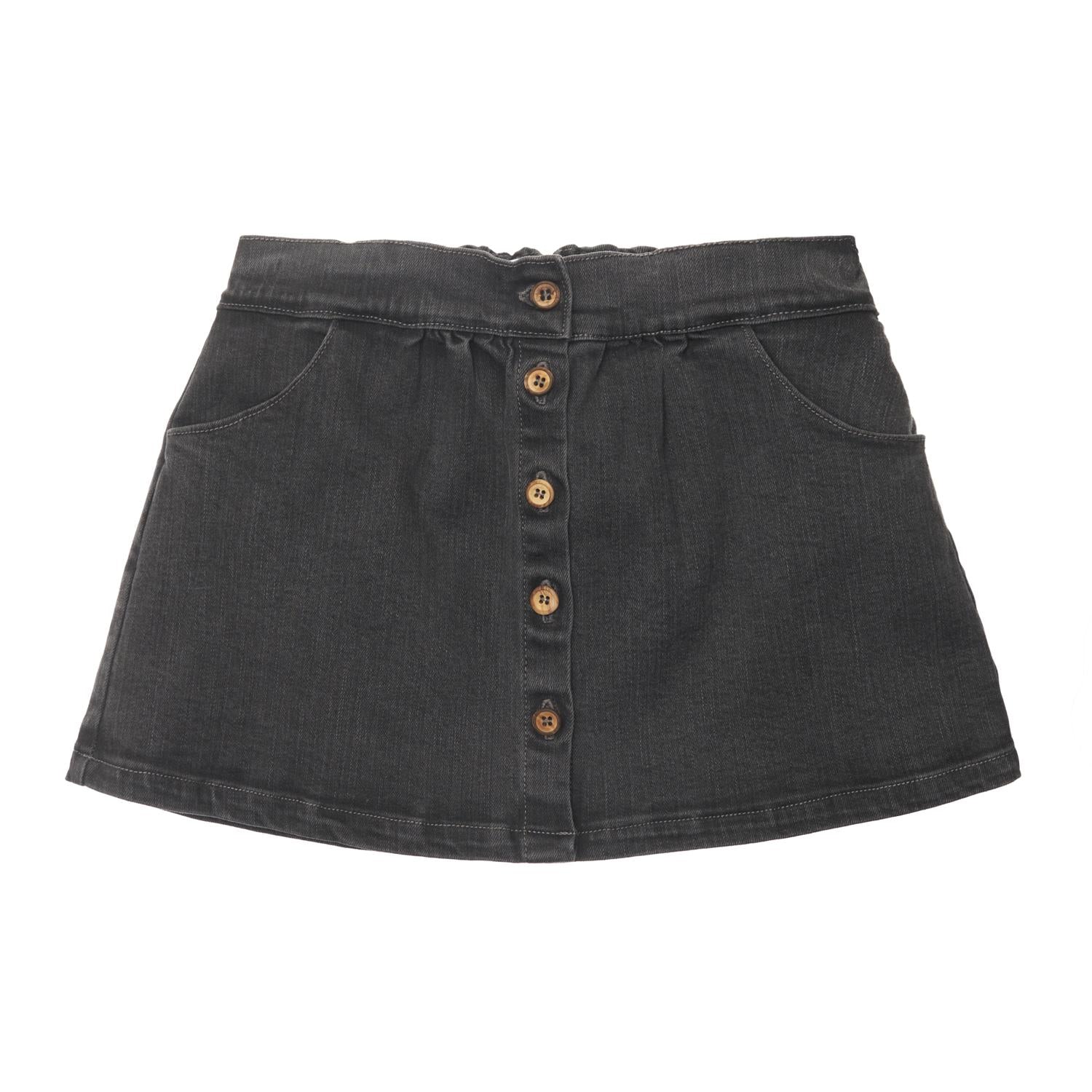 Tocoto Vintage Gold Leatherette Mini Skirt main image 1