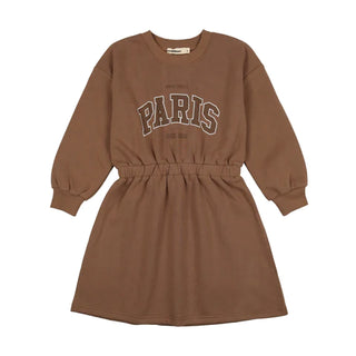 Urbani Brown PARIS Waisted Dress