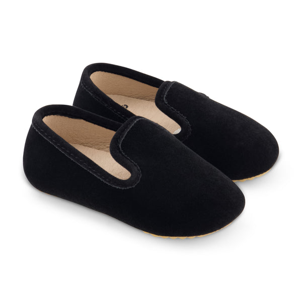 Zeebra Black Velvet Classic Loafer