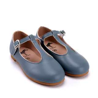 Zeebra Marlin Blue Classic T-Strap Shoe