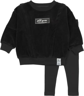 Analogie Velour Boys Sweatshirt Set
