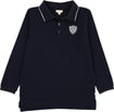 Lil Legs LS Logo Polo in Navy