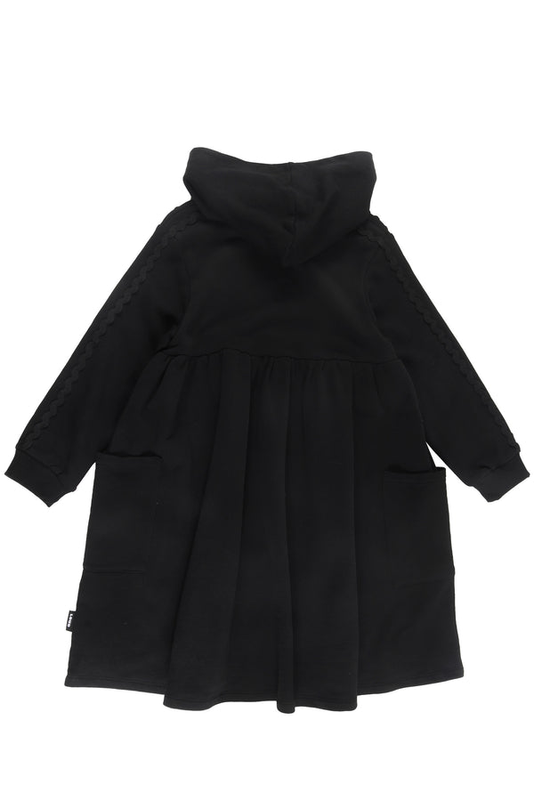 Loud ROOF Black Hooded Dress