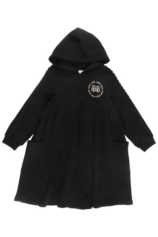 Loud ROOF Black Hooded Dress