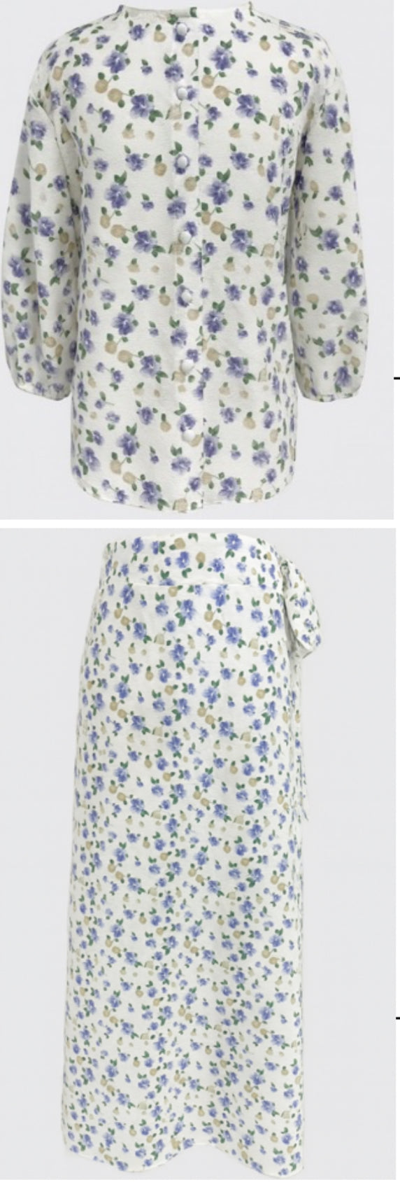 Goldthread Floral 2PC Set