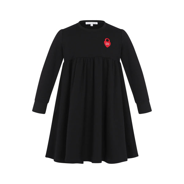 Little Parni Girls Black Dress