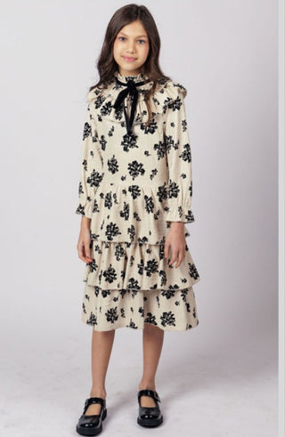 OH GIRL Black and White Print Dress