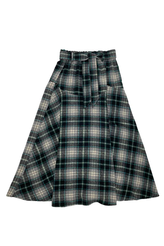 Elle oh Elle Viva Skirt Blue Plaid