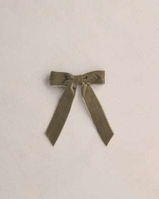 Noralee Velvet Bow in Pine