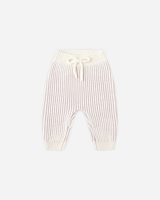 Quincy Mae Chunky Knit Pant in Lilac