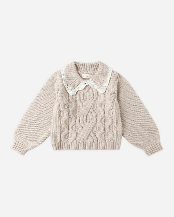 Rylee And Cru Heathered Antique Alice Sweater