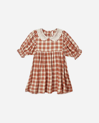 Rylee and Cru Heidi Dress in Red Plaid