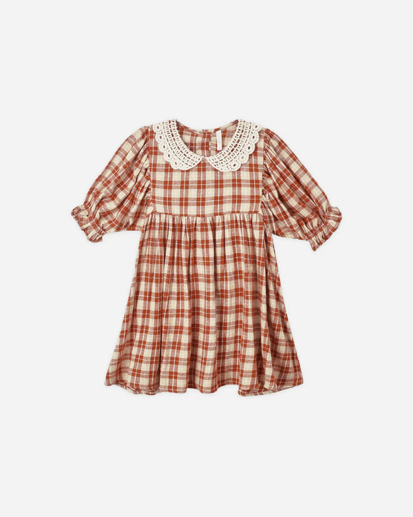 Rylee and Cru Heidi Dress in Red Plaid