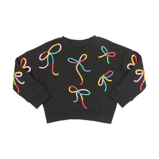 Bopop Coloured Bow Sweatshirt