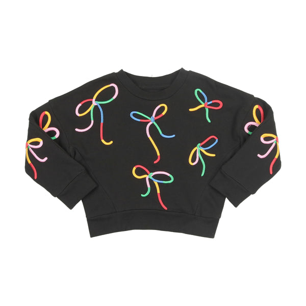 Bopop Coloured Bow Sweatshirt