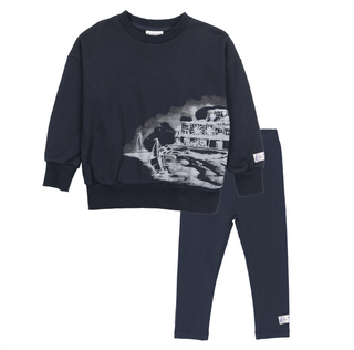 Bopop Navy Sailboat Set