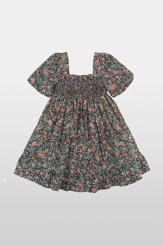 Nueces Denia Flower Puff Sleeve Dress