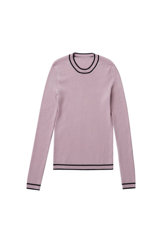 Buy pink Zaikamoya Pink Sweater with Stripes